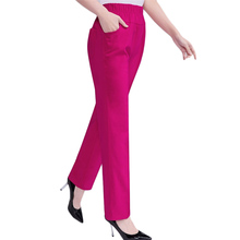 Middle-aged women's Pants Thin Elderly Casual Plus Size Elastic Pants Loose High waist Women's Trousers Straight Pants 5XL F278 2024 - buy cheap