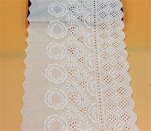 Tecido de vestuário de costura cor branca, tricô crochê, renda, acabamento em algodão, fita artesanal, acessórios para artesanato 2024 - compre barato