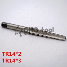 Tornillo con forma de escalera de acero de alta velocidad, máquina de grifo, rosca tipo T, 1 pieza, TR14 x 3, envío gratis 2024 - compra barato