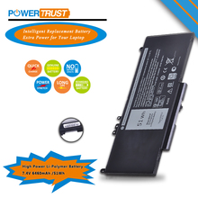 PowerTrust 7.4 V 6460 mAh Bateria Do Portátil para DELL Latitude E5450 G5M10 E5470 E5550 E5570 Notebook 15.6 "G5M10 8V5GX r9XM9 WYJC2 2024 - compre barato