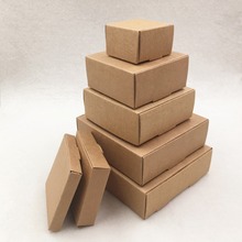 Caja de embalaje de papel Kraft Natural hecho a mano, 24 Varios tamaños, para exhibición, almacenamiento, tartas, jabones, macarrones, pudín, huevos y tartas 2024 - compra barato