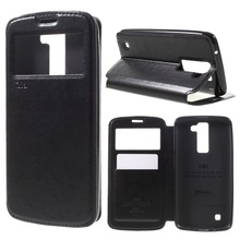 Original ROAR KOREA for LG K 8 Phone Cases Luxury Bag Noble Leather View Card Slot case Cover Protective Shell for LG K8 K350N 2024 - buy cheap