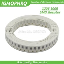 Resistencia SMD 100 1206, resistencia de chip 1% ohm, 100 W, 1/4W, 100R, 0,25, IGMOPNRQ, 101 Uds. 2024 - compra barato