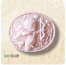 Free Shipping Angel Archery Chocolate Mold Fondant Cake Decoration Mold Baby Mold Handmade Soap Mold No.:si338 Moulds Si338 2024 - buy cheap