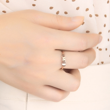 Innopes 2019 trendy stainless steel zircon heart rings wedding ring for girl bijou luxury rose gold rings 2024 - buy cheap