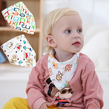 Baby Bibs Waterproof Triangle Cotton Cartoon Child Baberos Bandana Bibs Babador Dribble Bibs Newborn Slabber Absorbent Cloth 2024 - buy cheap