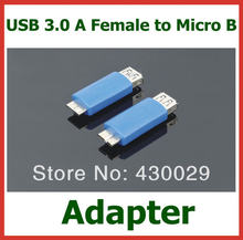 Adaptador de padrão usb 3.0 a fêmea para micro b, 50 peças conversor extensor de cabo usb3.0 af para micro b conector 2024 - compre barato