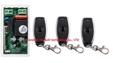 latest AC 220 V 1CH Wireless Remote Control Switch System 1pcs Receiver + 3pcs one-button metal Remote 315mhz/433mhz 2024 - buy cheap