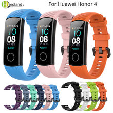 Correa de silicona para reloj inteligente Huawei Honor Band 5, pulsera deportiva original, 4/5 2024 - compra barato