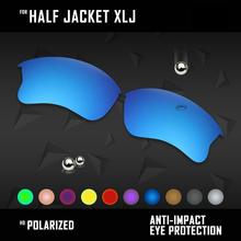 Oowlit lentes substituições para oakley meia jaqueta xlj óculos de sol polarizados-multi cores 2024 - compre barato