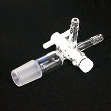 Conjunto de 24/29 laboratorio vacío adaptador de 8mm con las conexiones de la manguera de llave de cierre de vidrio de instrumentos de vidrio 2024 - compra barato