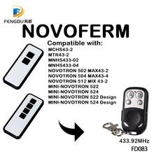 NOVOFERM-transmisor de mando de diseño, MCHS43-2, MTR43-2, MNHS433-02, 522, 522, MINI-NOVOTRON, 5 uds. 2024 - compra barato