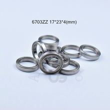 6703zz 17*23*4(mm) 10pieces bearing metal sealed ABEC-5 chrome steel miniature bearing hardware Transmission Parts 2024 - buy cheap