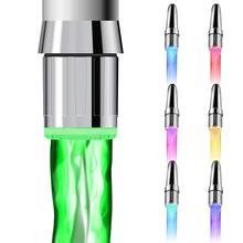 Colorful LED Water Faucet  Water Stream Faucet Tap Temperature Sensor Gradually Changes for Kitchen and Bathroms. 2024 - buy cheap