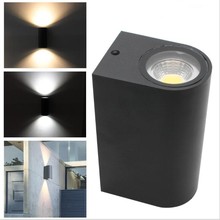 Lámpara LED de pared impermeable para exteriores, Base GU10, fuente de luz reemplazable, 6W, 10W, envío gratis, AC85-265V 2024 - compra barato