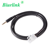 Biurlink 3.5mm Male Audio Jack 3Pin Aux Audio Input Cable Adapter for Honda GL1800 Goldwing Motocycle 2024 - buy cheap