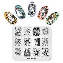 Placas de estampagem de unhas rolantes série min, cavalo, decoração de unhas, carimbo, placa de manicure, modelos de estampagem de arte de unha 2024 - compre barato