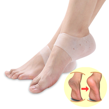 New 1Pair Autumn And Winter Heel Cracking Heel Silicone Protective Socks Heel Sleeve Crack Skin Moisturizing Whitening Feet Care 2024 - buy cheap