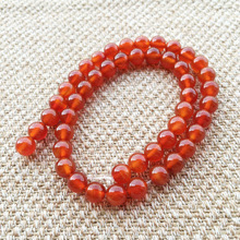 48pcs/lot  8MM Red Stone Natural Stone Loose Beads DIY Making Bracelet Necklace Handmade Beaded Findings 2024 - buy cheap