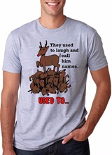 Tops 2019 corto camiseta Hip Hop Starnger cosas Rudolph, el psicópata Reno T camisa divertida camisa de Navidad camiseta de Navidad 2024 - compra barato