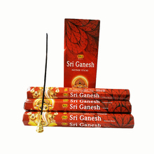 New Sri Ganesh Indian Incense Sticks Patchouli Room Fragrance Green Tea Stick Incenses Indiana for Incense Burner Wooden 2024 - buy cheap