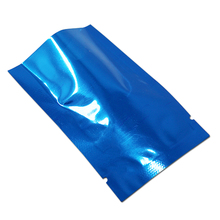 7*10cm 200Pcs/ Lot Blue Open Top Aluminum Foil Pouch For Tea Coffee Pack Storage 2.75"x3.93" Heat Seal Mylar Vacuum Package Bag 2024 - buy cheap