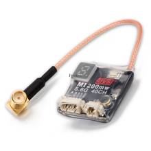 2018 New Arrival DYS MI200MW Pigtail VTX25mW/200mW Switchable 5.8G 40CH AV FPV Transmitter SMA Right Angle Connector 2024 - buy cheap