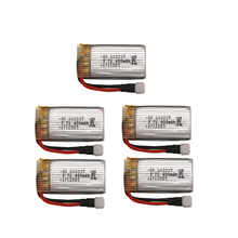 Peças de reposição para hubson x7 h107 h31, bateria original de 3.7 v e 400 mah, x7 h107 h31 lipo, bateria de 3.7 v, 400 mah, plug xh 30c 5 argolas 2024 - compre barato