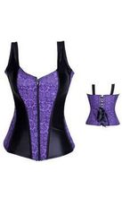 New Style Halter Straps Corset With Zipper Front 3S3136 Sexy Straps Corset Lingerie Top For Women 2024 - buy cheap