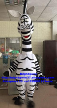 Madagascar Marty Zebra Pinto Mascot Costume Adult Cartoon Character Outfit Suit Anniversary Celebrations Classic Giftware zx148 2024 - buy cheap