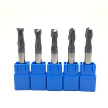 10pcs End Mill 6mm 2F HRC50 D6*75 Carbide  Regular LONG Straight Shank CNC End Milling  Cutter Tool for Steel 2024 - buy cheap