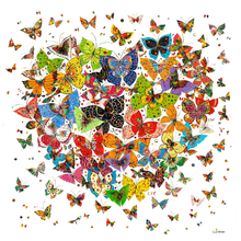 Full Square/Round Drill 5D DIY Diamond Painting "Butterfly Heart Shape" 3D Rhinestone Embroidery Cross Stitch 5D Home Decor 2024 - buy cheap