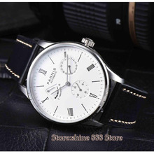42mm Parnis white dial full solid case date power reserve automatic mens watch 2024 - buy cheap