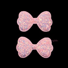 2Pcs Kids Bling bowknot Hair Accessory Hairwear Magic Hair Stickers Girls Hair Patches Children Paste Hair Styling Tool New 2024 - buy cheap