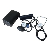 1pcs Medical Stethoscope + 1pcs Sphygmomanometer Manual Blood Pressure Heart Rate Measure Health Monitor Kit 2024 - buy cheap