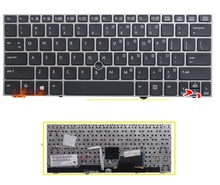 SSEA New US Keyboard for HP EliteBook 2170p 2170 laptop keyboard with silver frame Wholesale 2024 - buy cheap