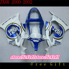 ZX6r 636 2001 Fairing Kits for Kawasaki ZX6r 02 Plastic Fairings 636 ZX-6r 2000 - 2002 Full Body Kits 2024 - buy cheap