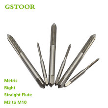 1PC M3 M4 M5 M6 M8 M10 M12 Screw Tap Metric Machine Straight Right Flute Spiral Thread Drill Bit Taps Hand Tool 2024 - buy cheap