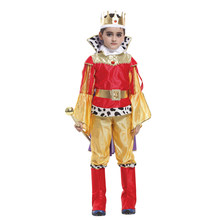 Kids Child Luxury Royal Little Prince King Costume for Boys Halloween Carnival Masquerade Mardi Gras Party Outfit 2024 - compre barato