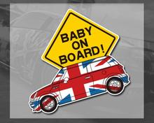 Aliauto baby on board car-styling car sticker and decals accessories for mini cooper Countryman R50 R52 R53 R58 R56 2024 - buy cheap