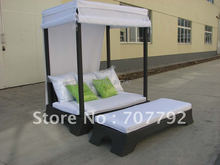 Hot sale SG-12034C Elegant black rattan deck chair furniture 2022 - buy cheap