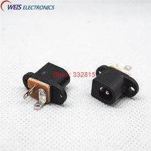 20PCS DC-017 DC017 DC POWER SOCKET 5.5X2.1MM PIN 2.1mm * O.D 5.5mm FEMALE DC CONNECTOR with ears ROHS Free shipping 2024 - buy cheap