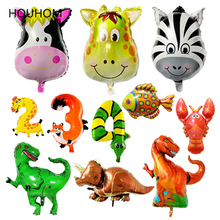 Animal Balloons Jungle Safari Party Baloon Number Balloon Jungle Party Animal Ballon Babyshower Birthday Party Decorations Kids 2024 - buy cheap