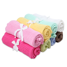 Summer Cotton Baby Blankets 8 Candy Colors Infants Travel Blankets Newborn Baby Bedding Swaddle Toddler Photography Prop 70*90cm 2024 - buy cheap