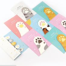 New Cute Meow Cat Paw Memo Notepad Notebook Memo Pad Self-Adhesive Sticky Notes Bookmark Gift Stationery H2099 2024 - buy cheap