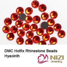 DMC Hotfix Rhinestones Hyacinth Color Flatback Round Crafts Scrapbooking Iron On Strass Diamonds DIY Jewerly Findings Supplies 2024 - buy cheap