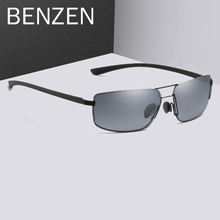 BENZEN Rimless Polarized Sunglasses Men Brand Designer Cool Male Sun Glasses For Driving Shades Goggles Black 9350 2024 - buy cheap