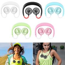 2019 New USB Portable Fan Hands-free Neck Hanging USB Charging Outdoor Mini Portable Sports Fan 3 gears Usb Air Conditioner 2024 - buy cheap