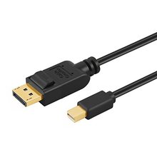 Mini DisplayPort to DisplayPort Cable, Gold Plated 6 Feet Mini DP to DP Cable Support 4K Resolution, 1.83M / Black/White 2024 - buy cheap