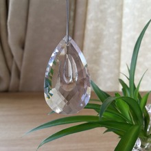 200 шт. 63 мм прозрачная кристальная призма, стеклянные подвесные капли, блеск кристалла, бесплатная доставка 2024 - купить недорого